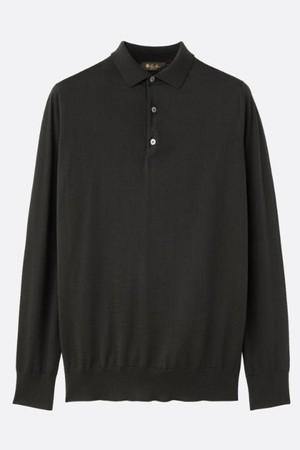 로로피아나 남성 폴로티 virgin wool polo shirt LORO PIANA