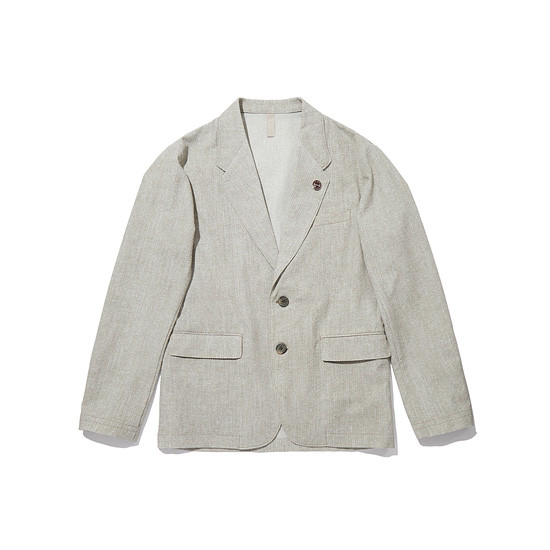 커스텀멜로우(CUSTOMELLOW) seersucker holiday set up jacket_CWJAM19413BEX
