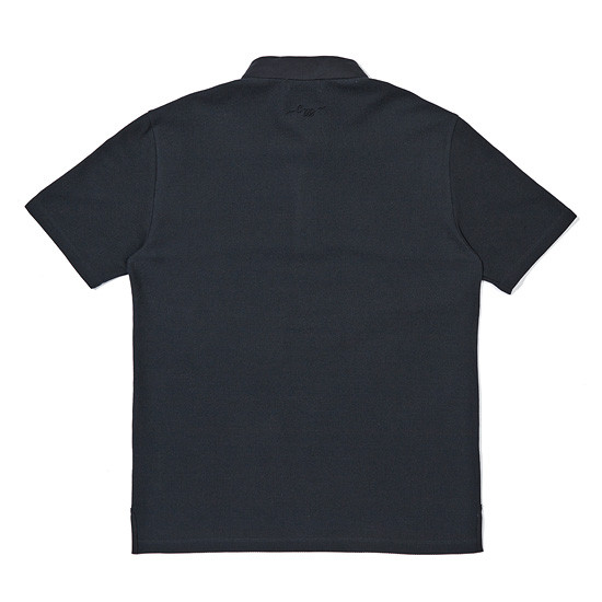 커스텀멜로우(CUSTOMELLOW) texture button collar t-shirt_CWTAM19416GRX