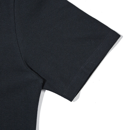 커스텀멜로우(CUSTOMELLOW) texture button collar t-shirt_CWTAM19416GRX