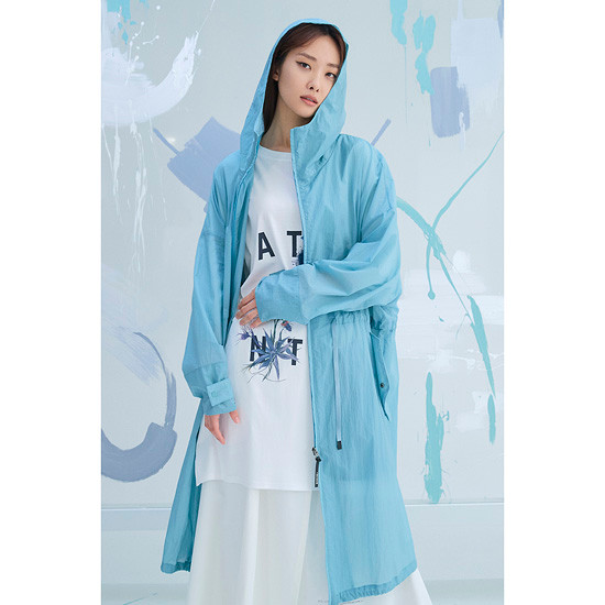 코오롱스포츠(KOLON SPORT) SEISHIN 공용 경량 긴기장 후드자켓_TLJJM19131CMI