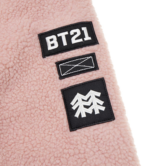 코오롱스포츠(KOLON SPORT) BT21 CHIMMY 플리스 자켓_VKJFW19801LPI