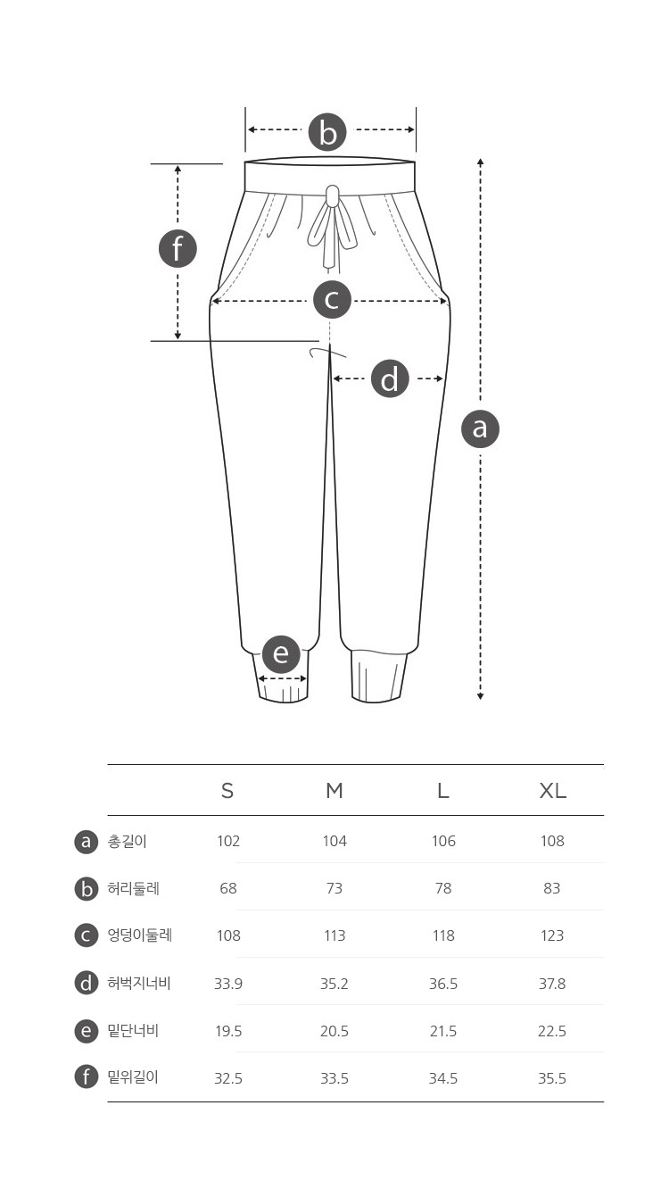 상품 상세 사이즈