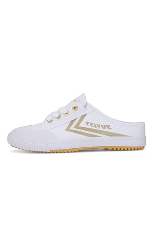 [FEIYUE] FE LO 1920 MULE/WHITE/ GOLD GOLD METALLIC/FU100172