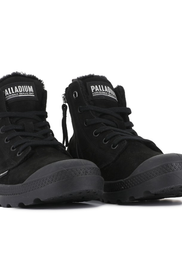 PALLADIUM - 부츠/워커 - [팔라디움] 팜파하이 집업 블랙 여성 양털부츠 95982-010-M