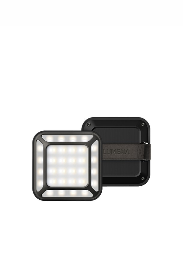 [루메나] LED 캠핑랜턴 5.1CH MINI는 캠핑 및 아웃도어 활동에 적합한 LED 랜턴입니다. 클래식 베이지와 차콜 블랙 두 가지 색상으로 제공되며 알루미늄 소재로 제작되어 내구성이 뛰어납니다. IP67 등급의 방수/방진 기능을 갖춰 험한 환경에서도 안심하고 사용할 수 있으며, 5면 발광으로 넓은 범위를 밝힙니다. 3000K, 4500K, 6500K의 색온도 조절과 밝기 조절이 가능하며, 6,200mAh Li-ion 배터리로 최대 90시간까지 사용 가능합니다. 본체, 전용 파우치, 스트랩, 비너 고리, C to C 케이블, 사용설명서로 구성되어 있습니다.
