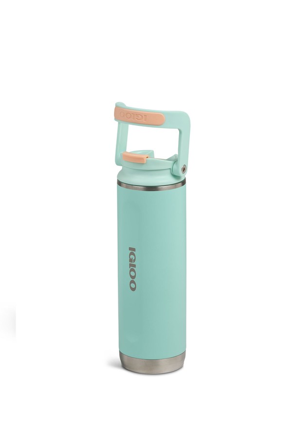 이글루 플립 앤 십 텀블러 591미리는 민트 색상으로, 캠핑 및 일상생활에서 활용하기 좋은 텀블러입니다. 스테인레스 스틸, 폴리프로필렌, 고무, 폴리에틸렌 소재로 제작되었으며, 이중 진공 단열 구조와 내부 구리 코팅으로 최대 24시간 보냉, 최대 6시간 보온이 가능합니다. 밀폐형 플립 뚜껑과 Tuck Tight 핸들, 미끄럼 방지 바닥, 차량 컵홀더 호환 기능으로 편리성을 높였습니다. 누수 방지 기능과 접이식 손잡이가 있어 휴대와 사용이 용이하며, 다양한 환경에서 활용할 수 있습니다.
