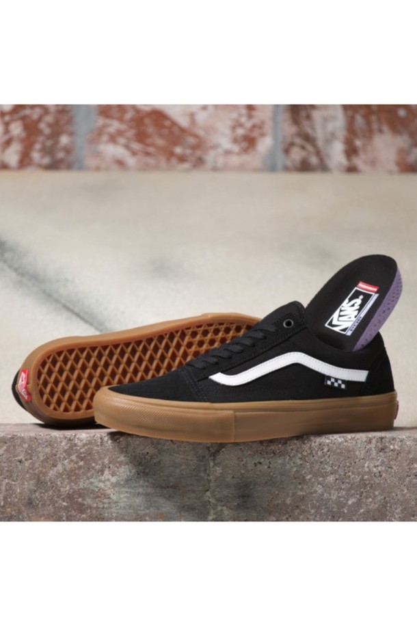 VANS - 남성 스니커즈 / 운동화 - [프로매장 한정] 검솔 스케이트 올드스쿨 SKATE Old Skool GUM Black / VN0A5FCBB9M1