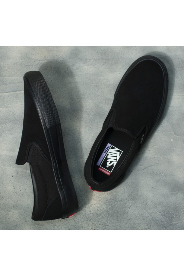 VANS - 스니커즈 - [프로매장 한정] 스케이트 슬립온 올블랙 SKATE Slip-on Black_Black / VN0A5FCABKA1