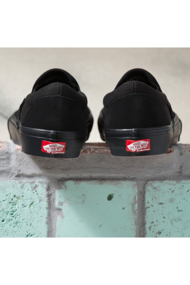 VANS - 스니커즈 - [프로매장 한정] 스케이트 슬립온 올블랙 SKATE Slip-on Black_Black / VN0A5FCABKA1