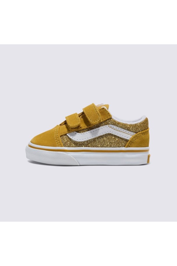 VANS - 액세서리/슈즈 - 반스 토들러 올드스쿨 V 글리터 옐로우 TD Old Skool V GLITTER ChampagneGold/ VN000CPZDFC1