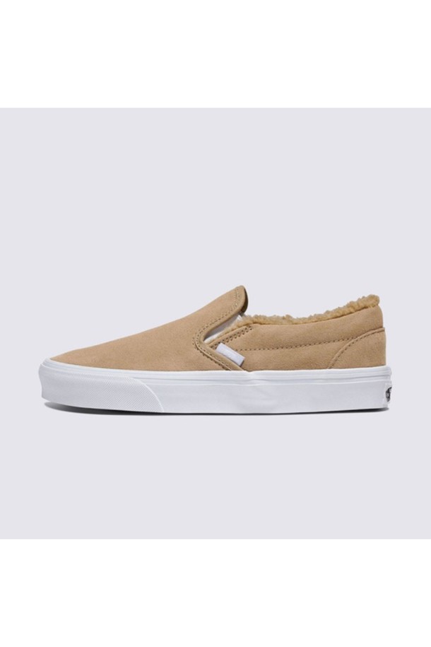 VANS - 여성  스니커즈 - 코지 클래식 슬립온 베이지 브라운 Classic Slip-on COZY Brown / VN0A2Z41DFN1