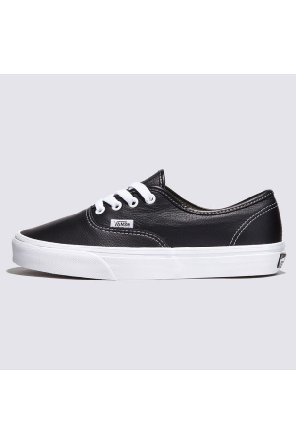 VANS - 스니커즈 - 레더 어센틱 블랙 Authentic LEATHER Black_TrueWhite / VN000CRTBPA1