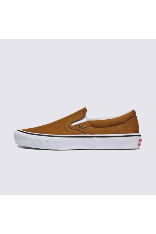 VANS - 스니커즈 - [프로매장 한정] 스케이트 슬립온 덕 캔버스 브라운 SKATE Slip-On DUCK CANVAS GoldenBrown / VN0A2Z311M71