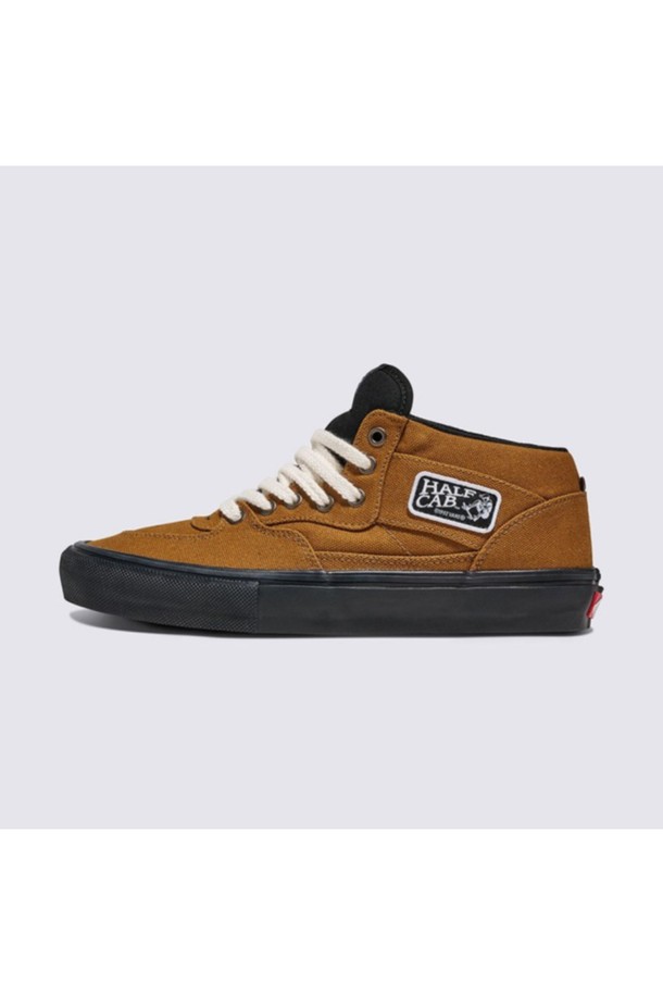 VANS - 스니커즈 - [프로매장 한정] 스케이트 하프캡 덕 캔버스 브라운 SKATE Half Cab DUCK CANVAS GoldenBrown_Black / VN0007PG11D1