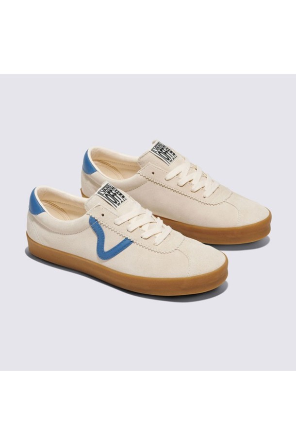 VANS - 스니커즈 - 스포츠 로우 검솔 샌드_블루 Sport Low GUM POP White_Navy / VN000CTDYY21