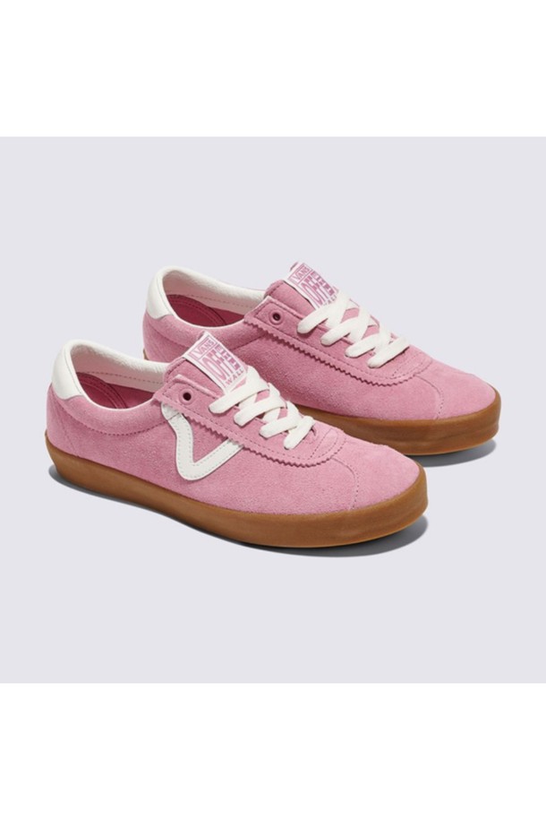 COMMONGROUND - 스니커즈 - 스포츠 로우 검솔 핑크 Sport Low GUM BabyPink / VN000D09PNK1