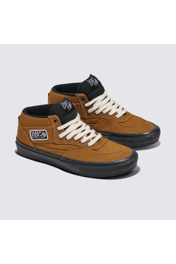 VANS - 스니커즈 - [프로매장 한정] 스케이트 하프캡 덕 캔버스 브라운 SKATE Half Cab DUCK CANVAS GoldenBrown_Black / VN0007PG11D1