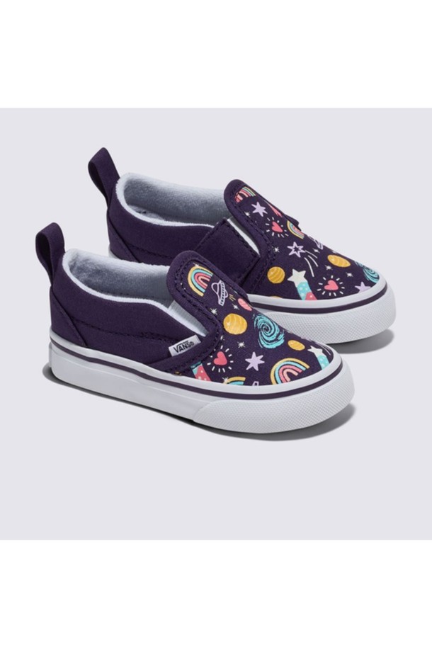 VANS - 액세서리/슈즈 - 반스 토들러 슬립온 V 글로우(야광) 갤럭시 퍼플 TD Slip-on V GLOW GALAXY Purple / VN000D0SPRP1