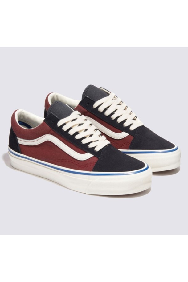 VANS - 스니커즈 - 올드스쿨 리이슈 36 솔트워시 버건디_블랙 Old Skool Reissue 36 SALT WASH MadderBrown_Black / VN000CY2MDB1