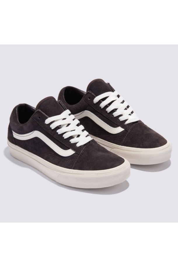 VANS - 스니커즈 - 피그 스웨이드 올드스쿨 차콜 Old Skool PIG SUEDE AfterDark / VN000D6WY7U1