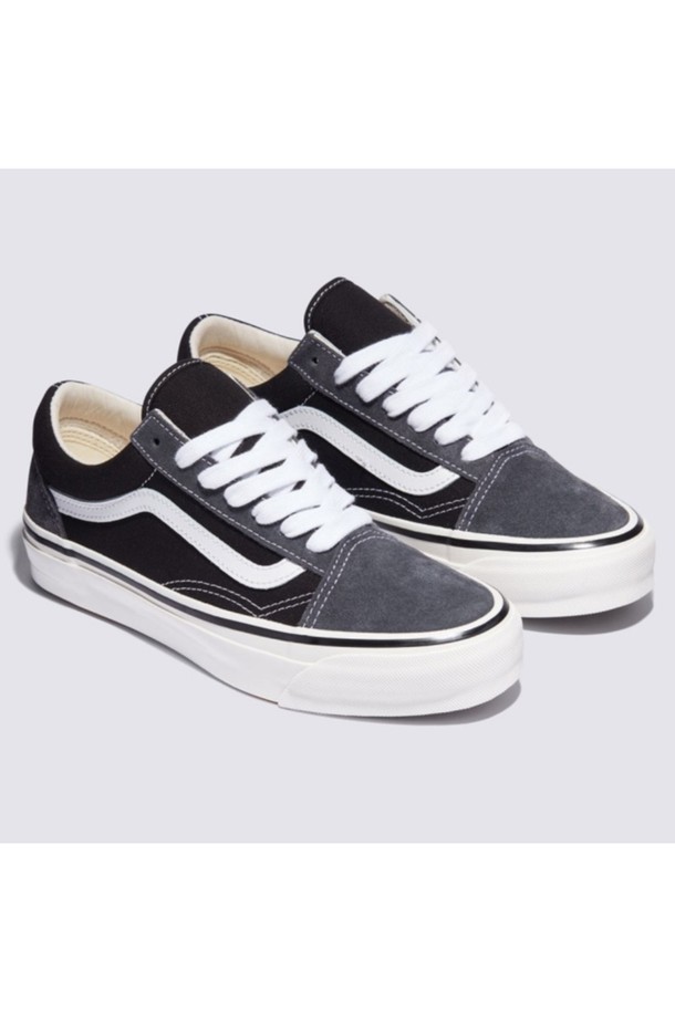 VANS - 여성  스니커즈 - 반스 프리미엄 올드스쿨 스웨이드 그레이_블랙 VP Old Skool SUEDE Gray_Black / VN000D562391