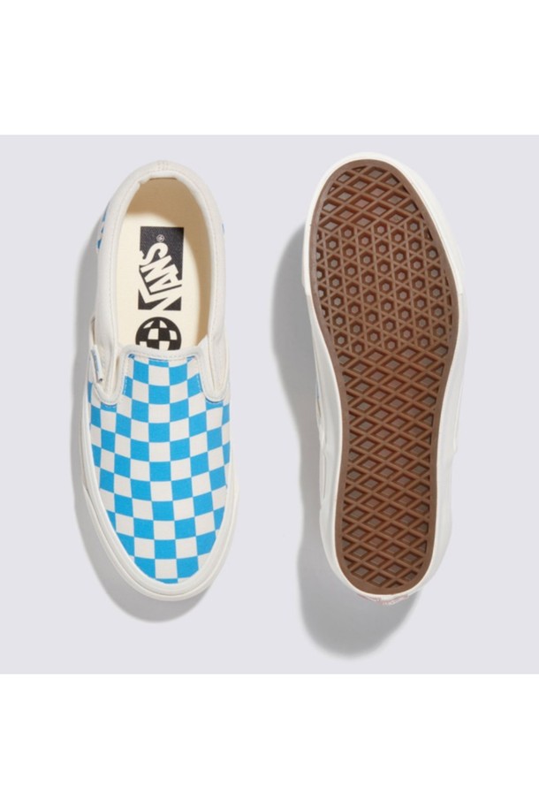 VANS - 스니커즈 - 슬립온 리이슈 98 체커보드 블루 Slip-on Reissue 98 CHECKERBOARD CyanBlue / VN000CWA0H71