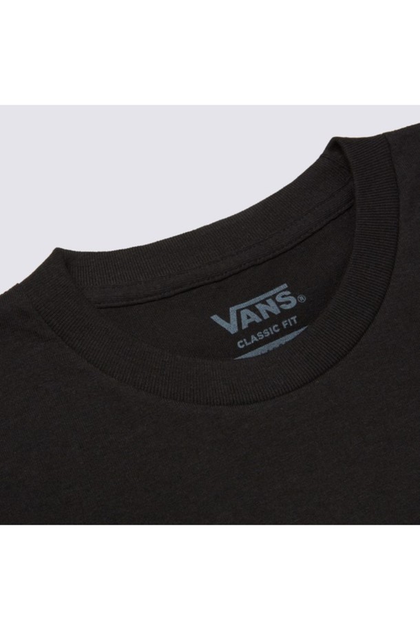 VANS - 긴팔티셔츠 - [클래식 핏] 반스 레프트 체스트 히트 긴팔 티셔츠 블랙 / VN0A49LCY281