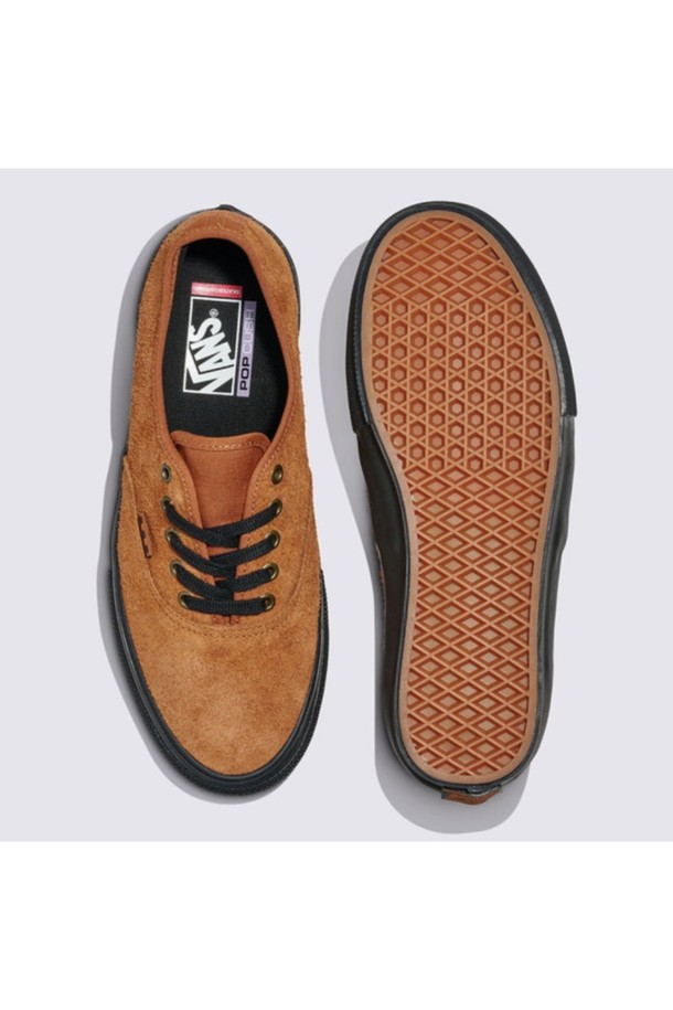 VANS - 스니커즈 - [프로매장 한정] 스케이트 어센틱 헤어리 스웨이드 브라운 SKATE Authentic HAIRY SUEDE Black_Rust / VN0A2Z2Z8D31