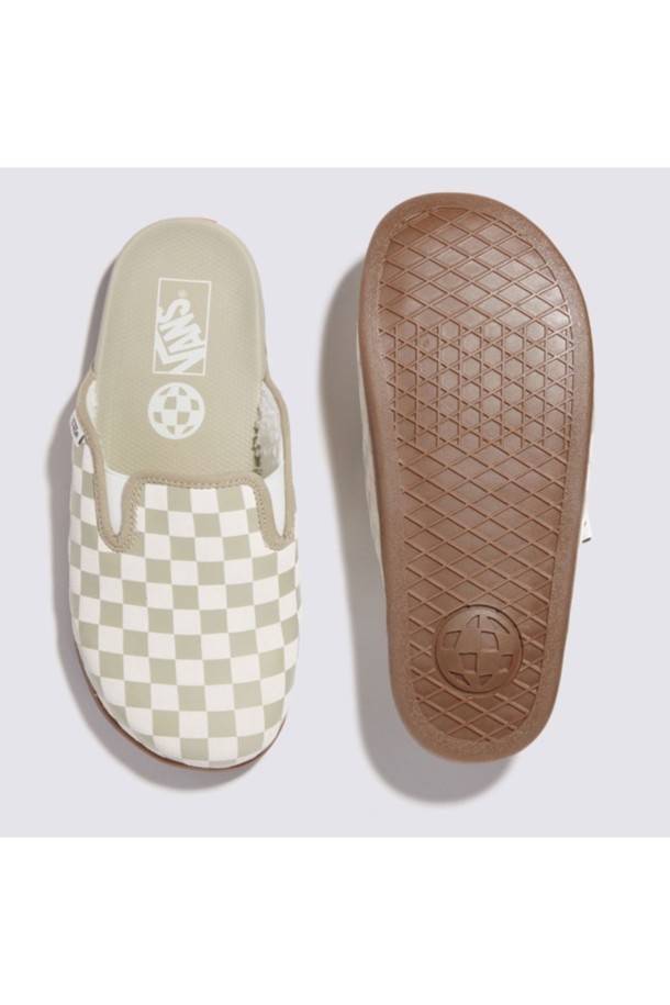 VANS - 스니커즈 - 하버 뮬 VR3 체커보드 그린 Harbor Mule VR3 Checkerboard Sage / VN000CW3SAG1