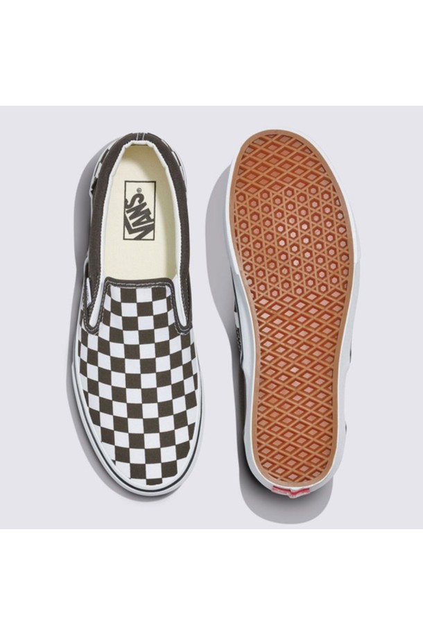 VANS - 스니커즈 - 컬러 띠어리 클래식 슬립온 체커보드 다크브라운 Slip-on COLOR THEORY CHECKERBOARD TurkishCoffee / VN000D03D4C1