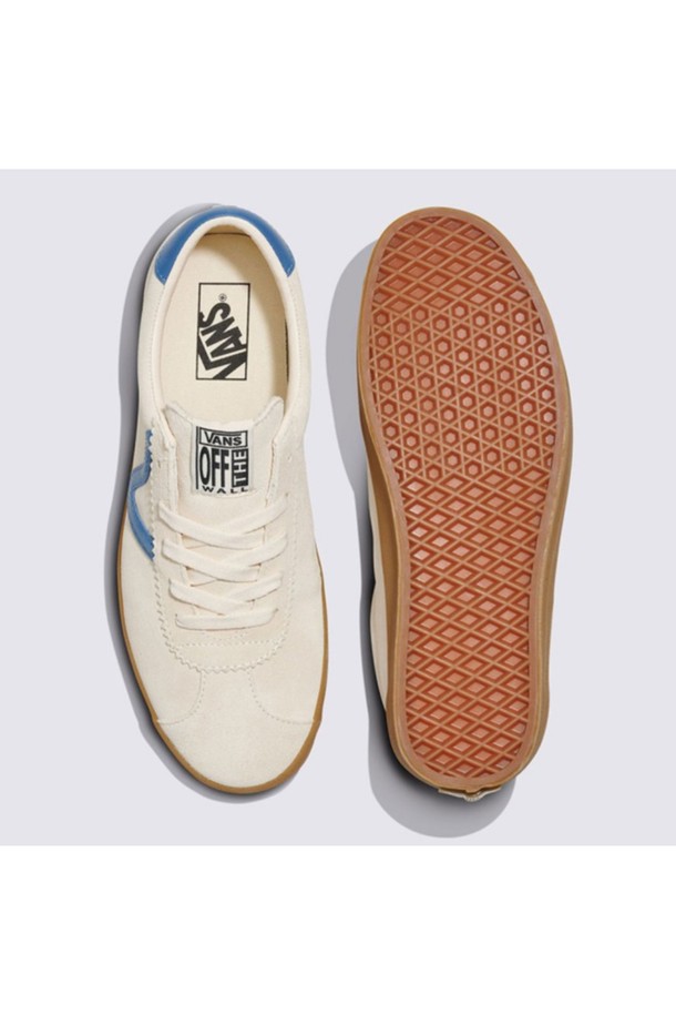 VANS - 스니커즈 - 스포츠 로우 검솔 샌드_블루 Sport Low GUM POP White_Navy / VN000CTDYY21