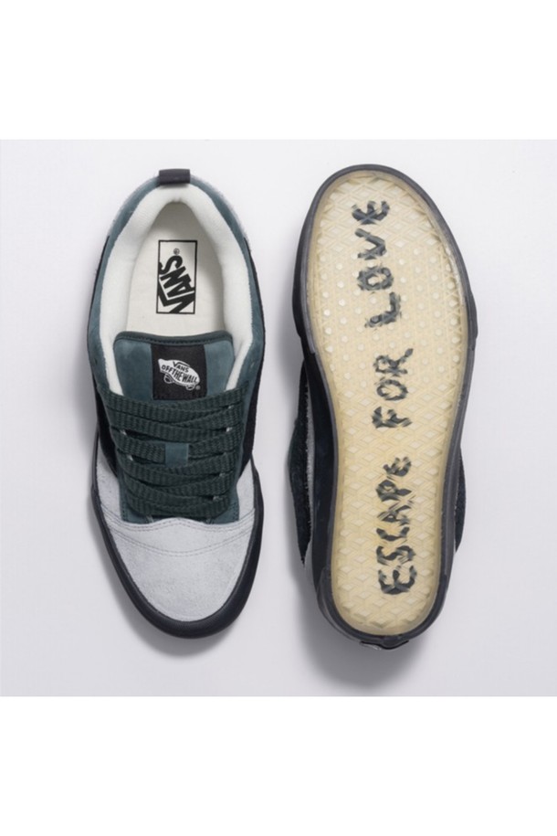 VANS - 스니커즈 - Vans x Bolin 뉴 스쿨 그레이 Vans x Bolin Knu Skool Green_Gray / VN000CS0Z0X1