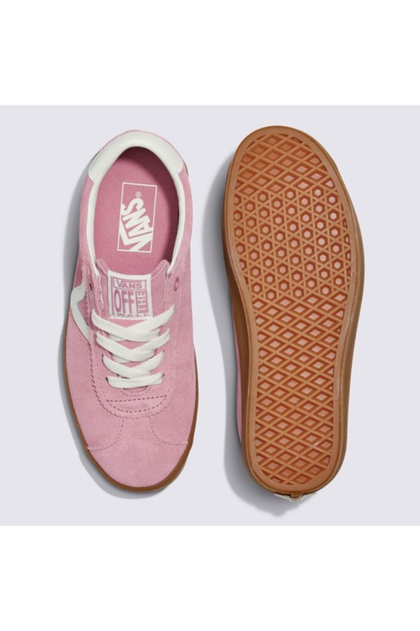 COMMONGROUND - 스니커즈 - 스포츠 로우 검솔 핑크 Sport Low GUM BabyPink / VN000D09PNK1