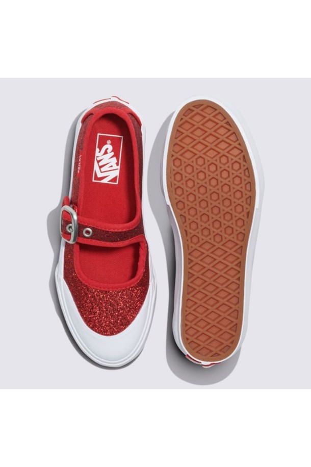 VANS - 액세서리/슈즈 - 반스 키즈 메리 제인 글리터 레드 KIDS Mary Jane GLITTER Red / VN000CYKRED1