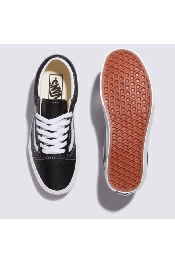 VANS - 스니커즈 - 레더 올드스쿨 블랙 Old Skool LEATHER Black_TrueWhite / VN000CP5BPB1