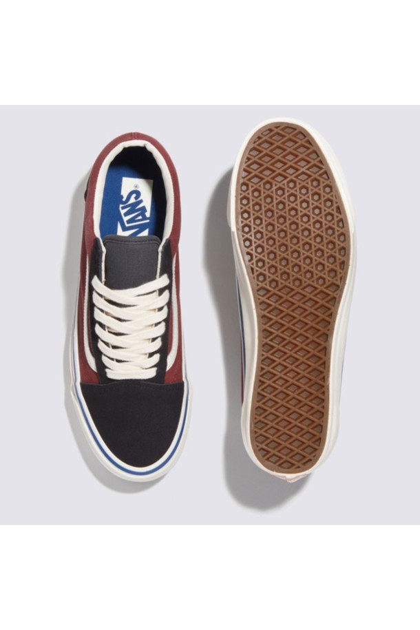 VANS - 스니커즈 - 올드스쿨 리이슈 36 솔트워시 버건디_블랙 Old Skool Reissue 36 SALT WASH MadderBrown_Black / VN000CY2MDB1