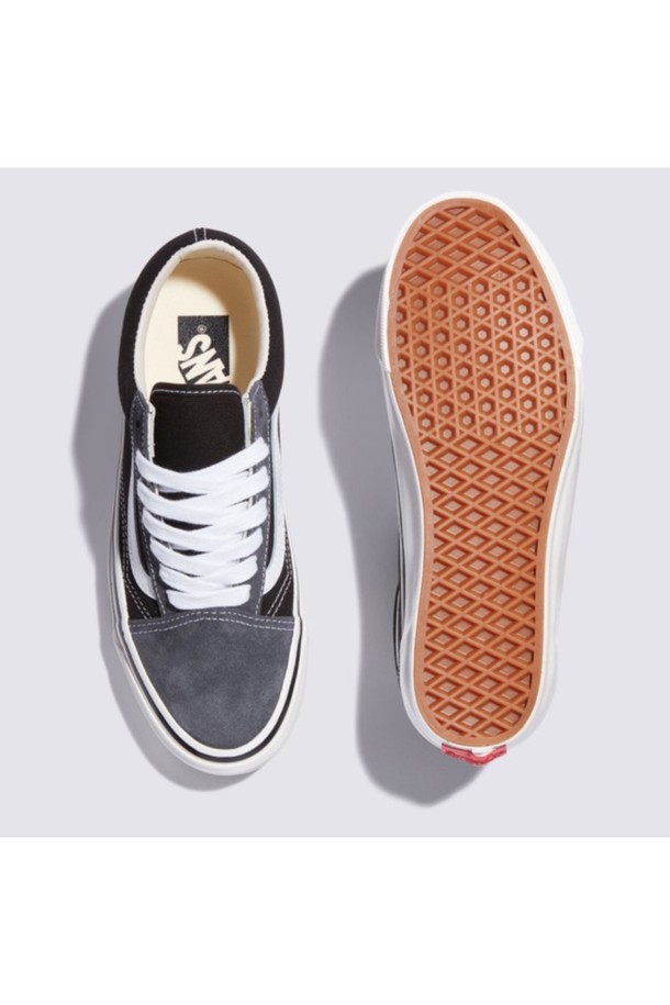 VANS - 여성  스니커즈 - 반스 프리미엄 올드스쿨 스웨이드 그레이_블랙 VP Old Skool SUEDE Gray_Black / VN000D562391