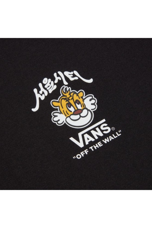 VANS - 긴팔티셔츠 - [오버사이즈 핏] 반스 서울 타이거 티셔츠 블랙 / VN000RFEBLK1