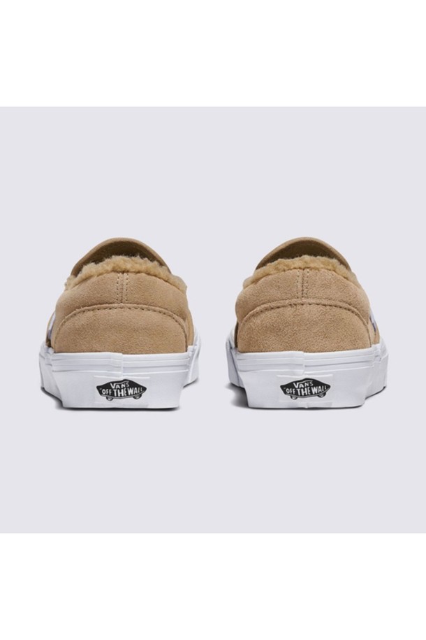 VANS - 여성  스니커즈 - 코지 클래식 슬립온 베이지 브라운 Classic Slip-on COZY Brown / VN0A2Z41DFN1