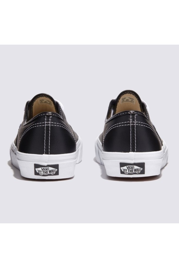 VANS - 스니커즈 - 레더 어센틱 블랙 Authentic LEATHER Black_TrueWhite / VN000CRTBPA1