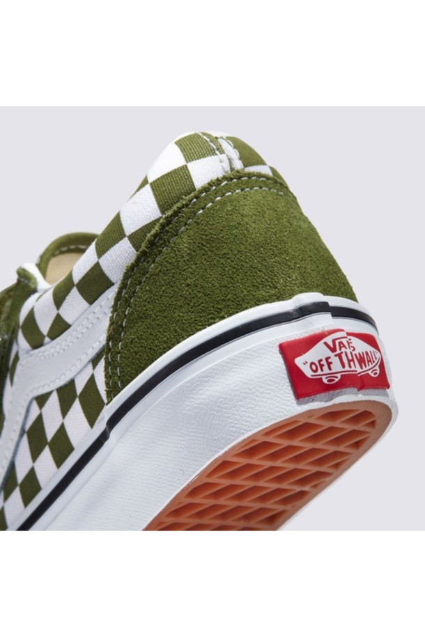 VANS - 액세서리/슈즈 - 반스 키즈 올드스쿨 V 컬러띠어리 체커보드 그린 Old Skool V COLOR THEORY CHECKERBOARD Pesto / VN000CYWCIB1