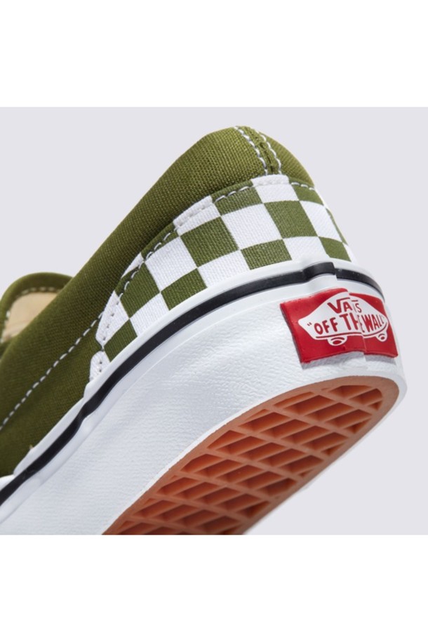 VANS - 액세서리/슈즈 - 반스 키즈 클래식 슬립온 컬러띠어리 체커보드 그린 Slip-on COLOR THEORY CHECKERBOARD Pesto / VN000CYTCIB1