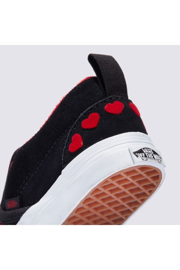 VANS - 액세서리/슈즈 - 반스 토들러 슬립온 V 하트 블랙_레드 TD Slip-on V Black_Red / VN000D0TY091