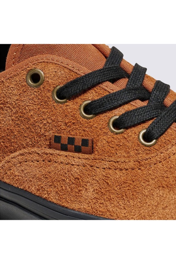 VANS - 스니커즈 - [프로매장 한정] 스케이트 어센틱 헤어리 스웨이드 브라운 SKATE Authentic HAIRY SUEDE Black_Rust / VN0A2Z2Z8D31