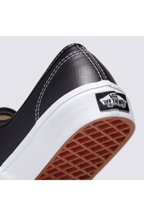 VANS - 스니커즈 - 레더 어센틱 블랙 Authentic LEATHER Black_TrueWhite / VN000CRTBPA1