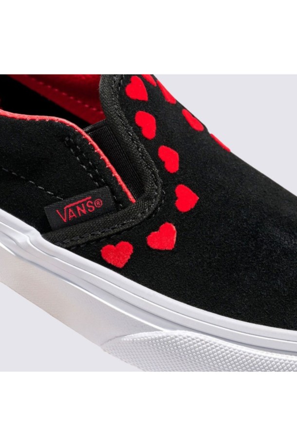 VANS - 액세서리/슈즈 - 반스 키즈 클래식 슬립온 하트 블랙 KIDS Classic Slip-On HEARTS Black / VN000D0JY091