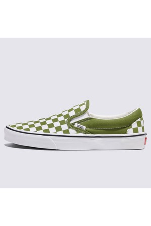 컬러 띠어리 클래식 슬립온 체커보드 그린 Slip-on COLOR THEORY CHECKERBOARD Pesto / VN000D03CIB1