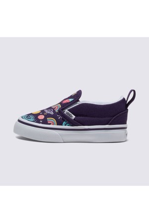 반스 토들러 슬립온 V 글로우(야광) 갤럭시 퍼플 TD Slip-on V GLOW GALAXY Purple / VN000D0SPRP1