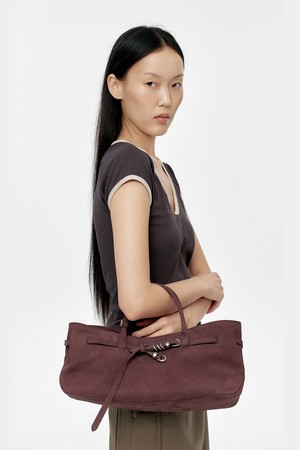 GRANDMA USED BAG_wine nubuck